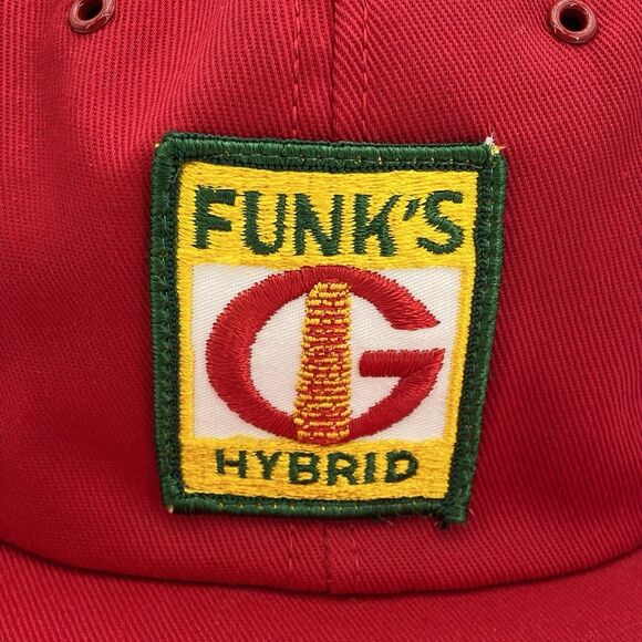 Vintage K-Brand Funk's G Hybrid Snapback Trucker Hat Red USA Made (H23) - Picture 10 of 10